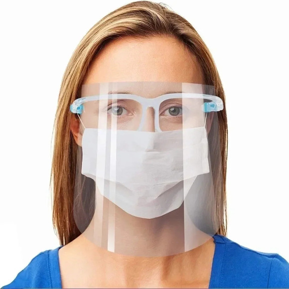 12 COUNT - PPE Eyeglass Frames & Visor Shields - NEW - Picture 1 of 9